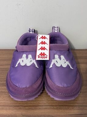 Authentic Kappa Mule 3 Lavender White Slides Unisex Size 7 US New Without Box